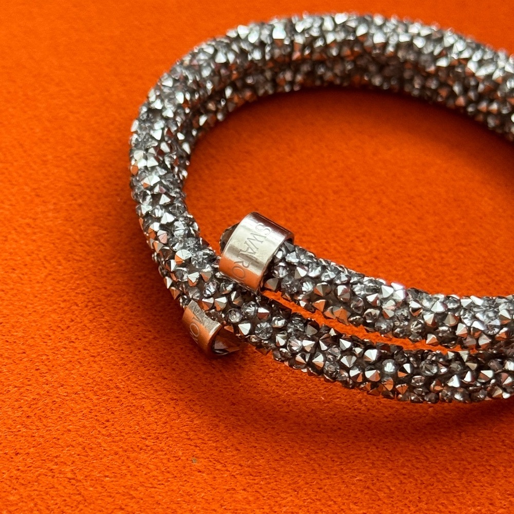 Swarovski Crystal Dust Double Bangle